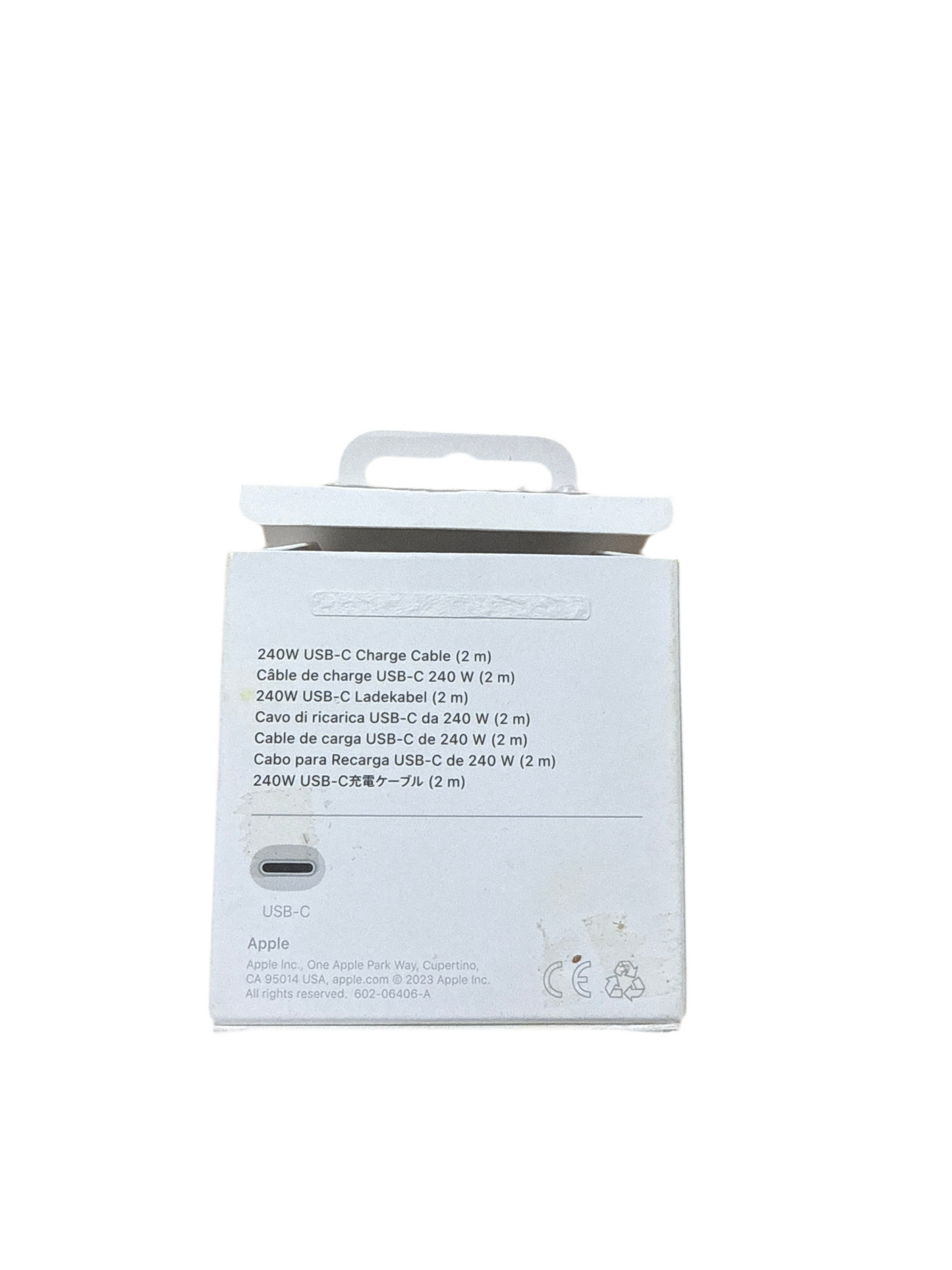 Apple USB-C to USB-C 240w(2m) -Open box