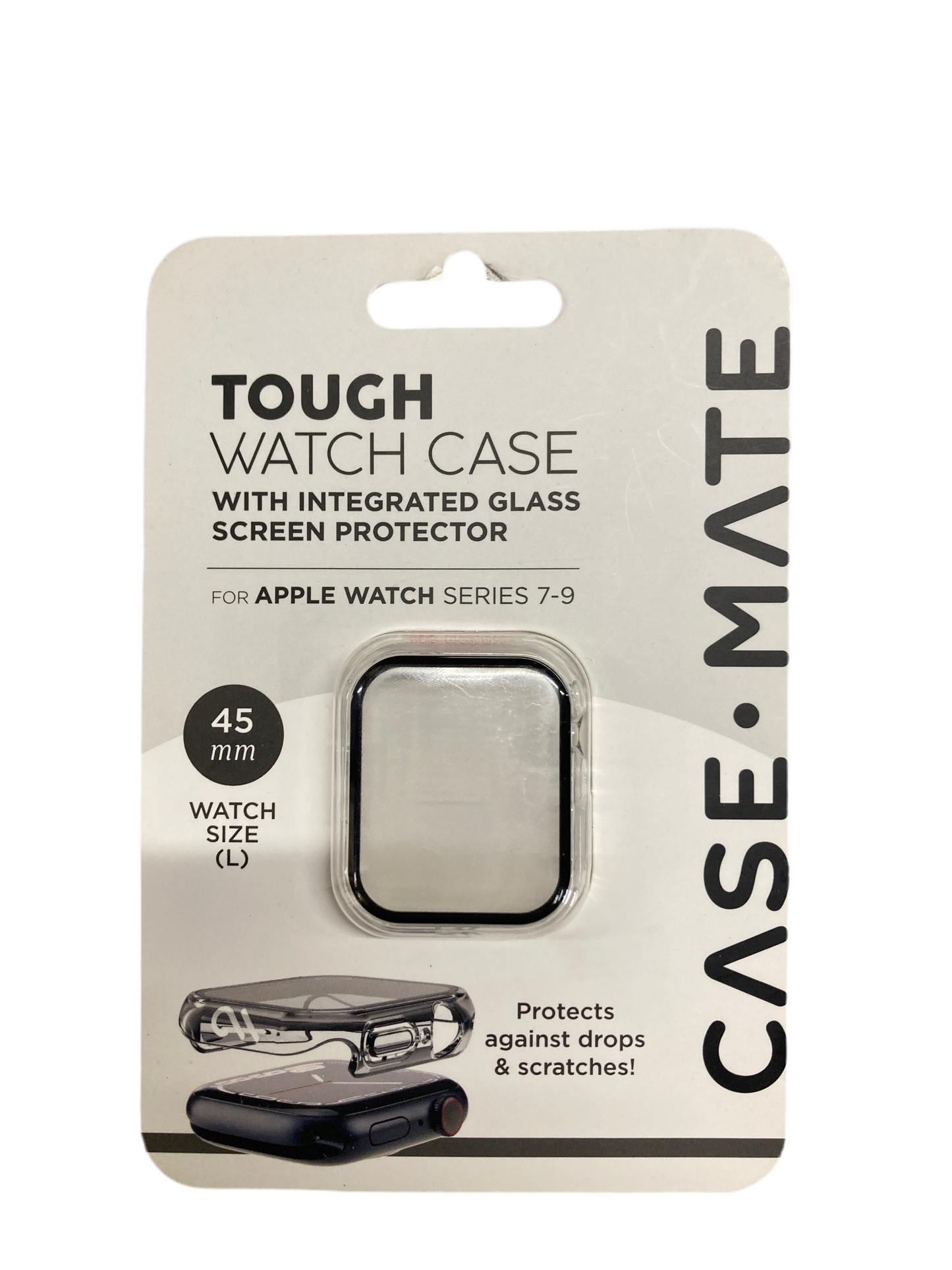 CaseMate - Tough Watch case with integrated glass screen protector for Apple Watch Series 4-6/SE