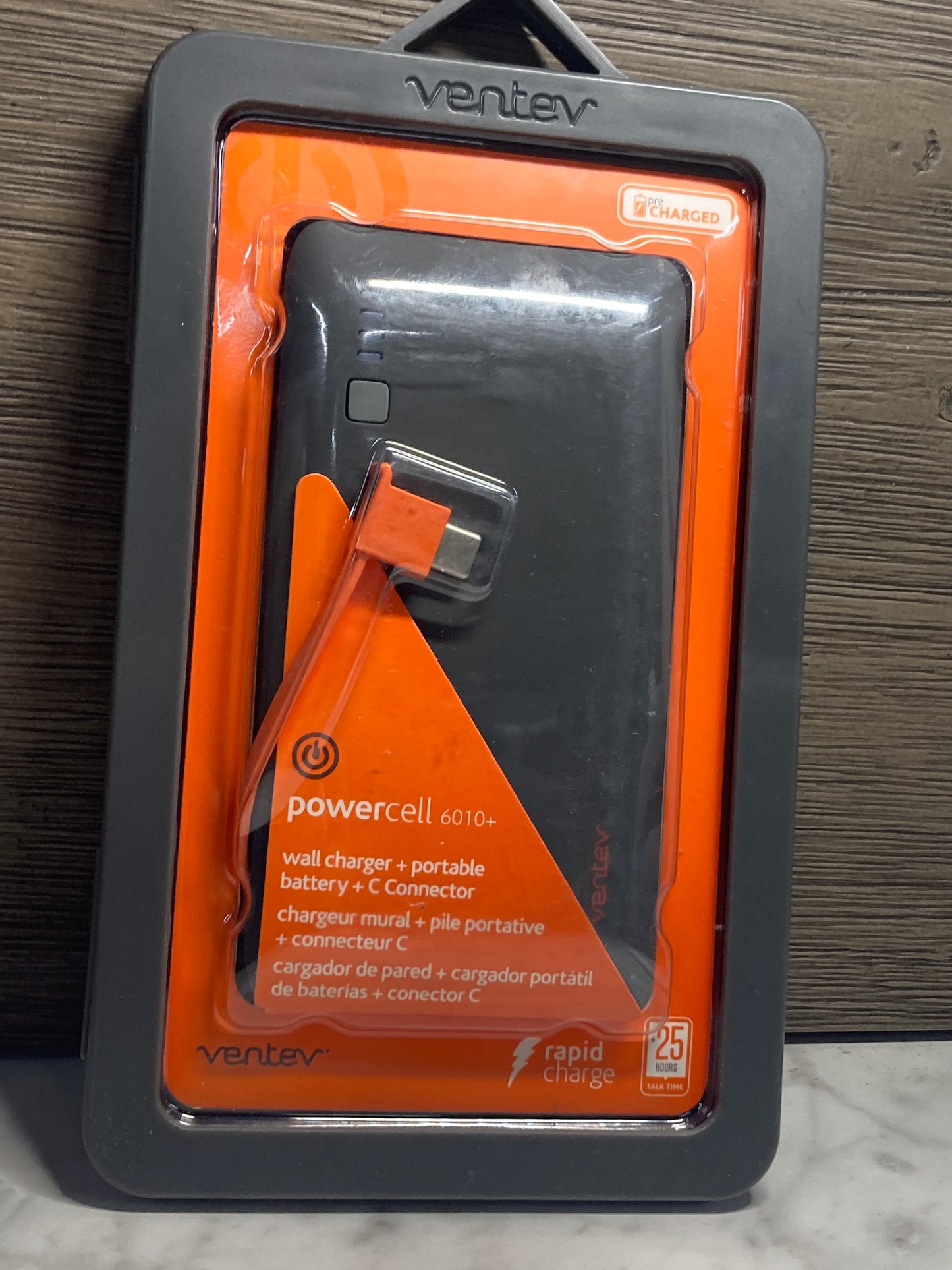 Ventev- Wall charger + Portable Charger + attached cable that supports USB-C