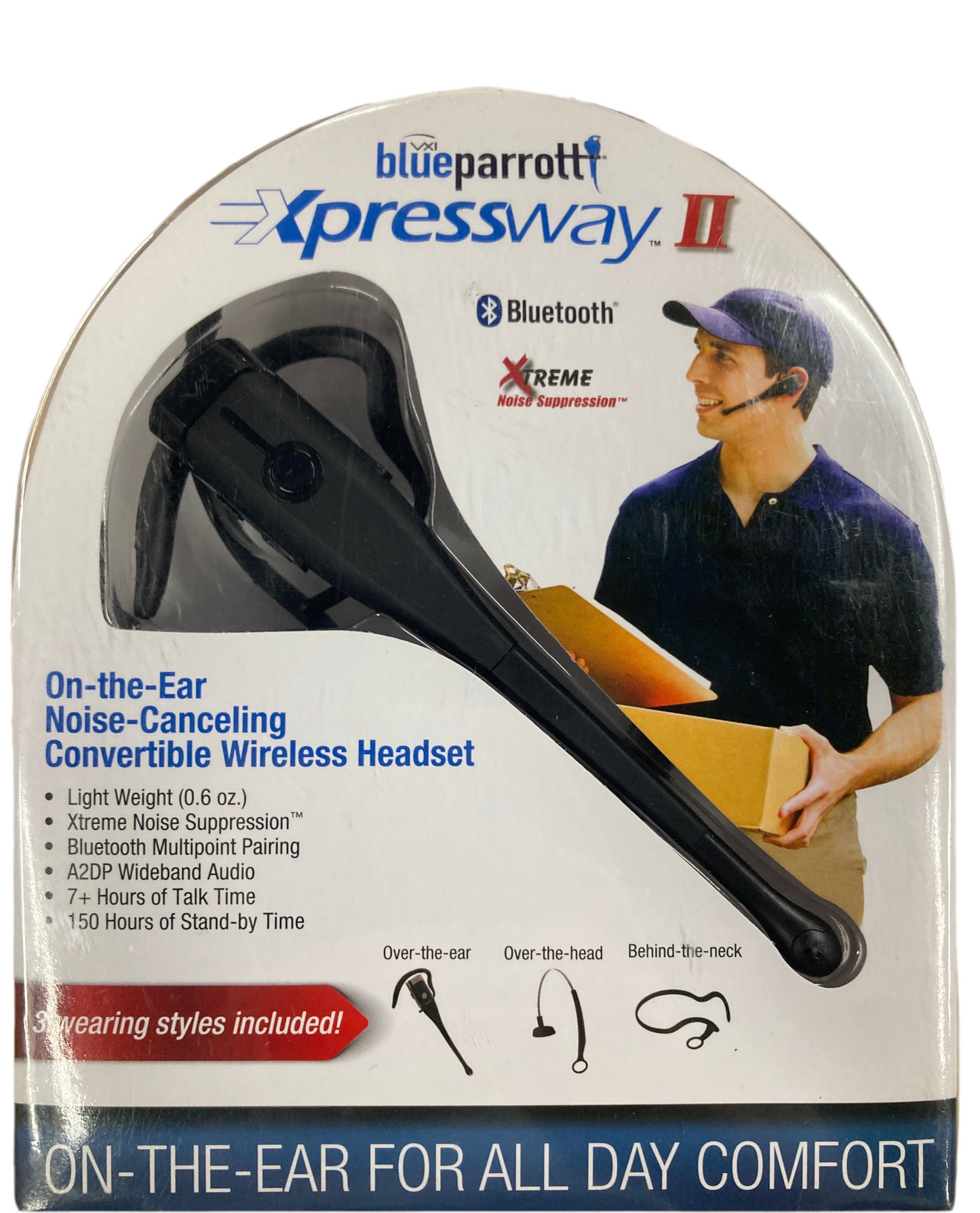 Blueparrott Xpressway II - convertible wireless headset