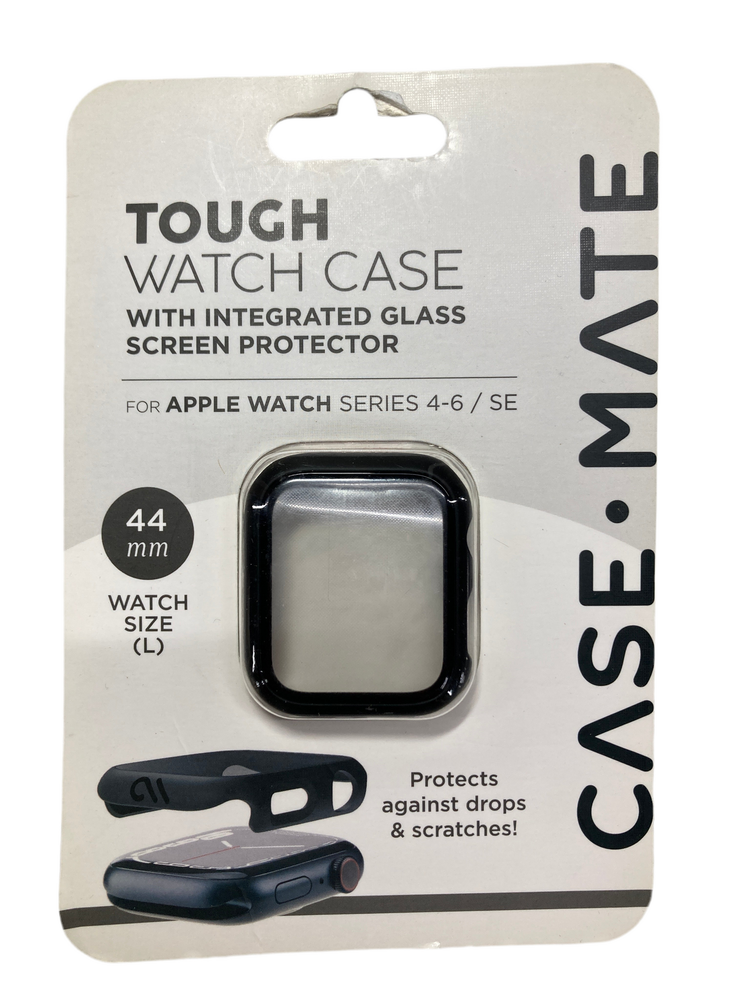 CaseMate- Touch Watch case with integrated glass screen protector for Apple Watch Series 4-6/SE and 7-8