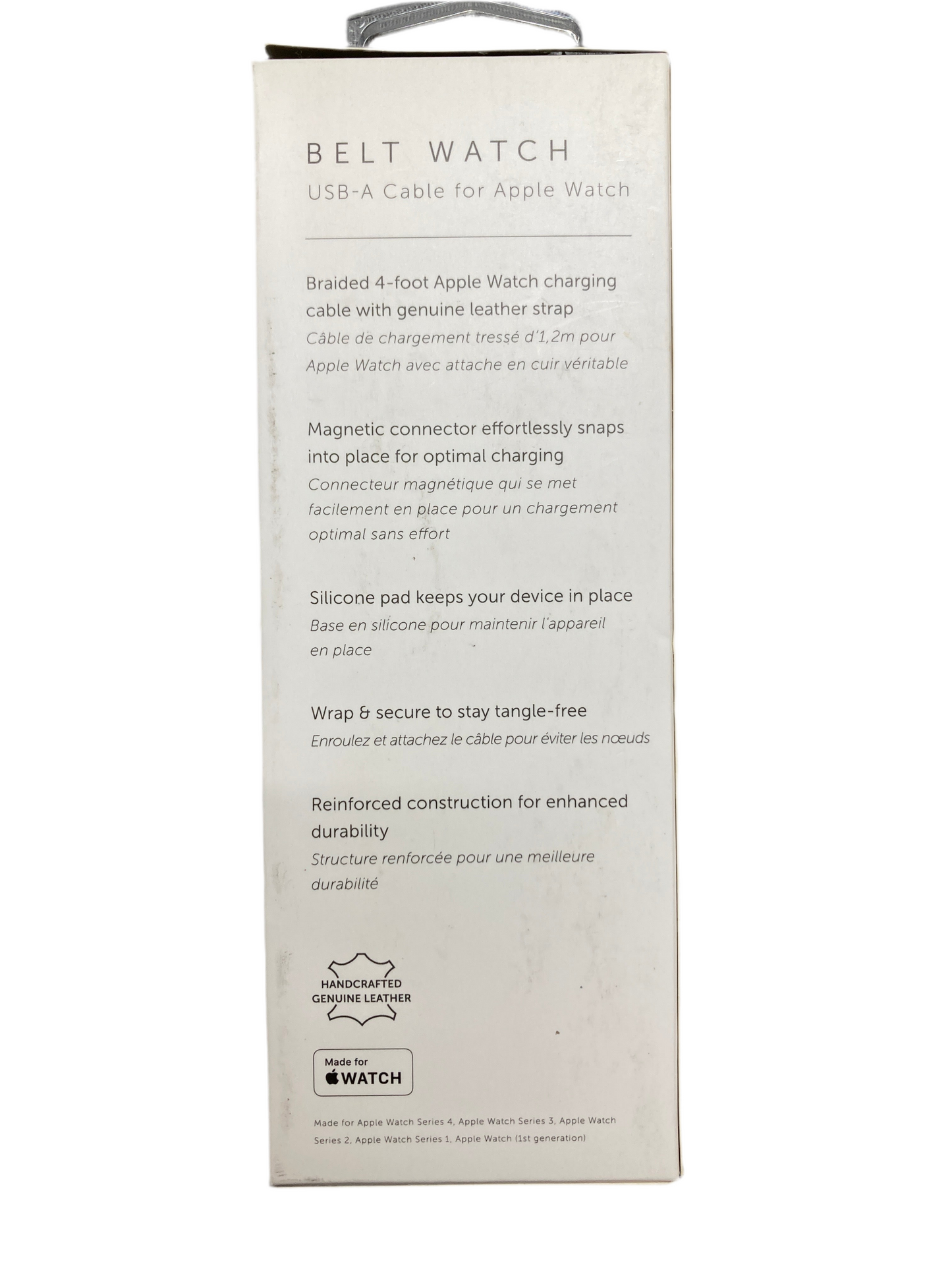 Native Union- Belt Watch 4ft/1.2m charging cable for Apple Watch