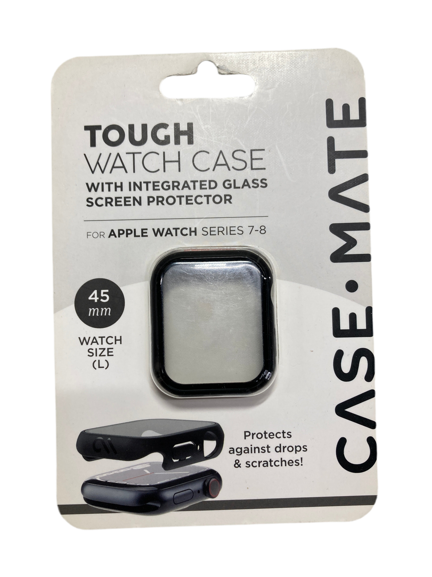 CaseMate- Touch Watch case with integrated glass screen protector for Apple Watch Series 4-6/SE and 7-8