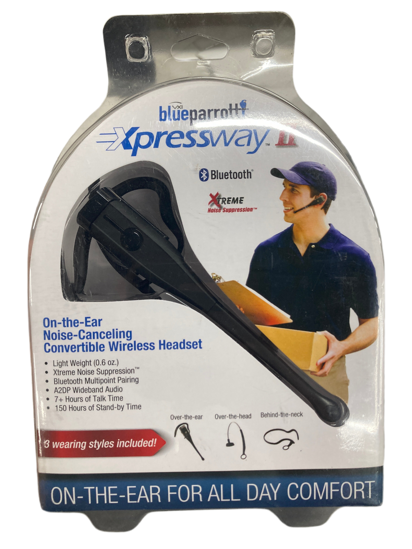 Blueparrott Xpressway II - convertible wireless headset