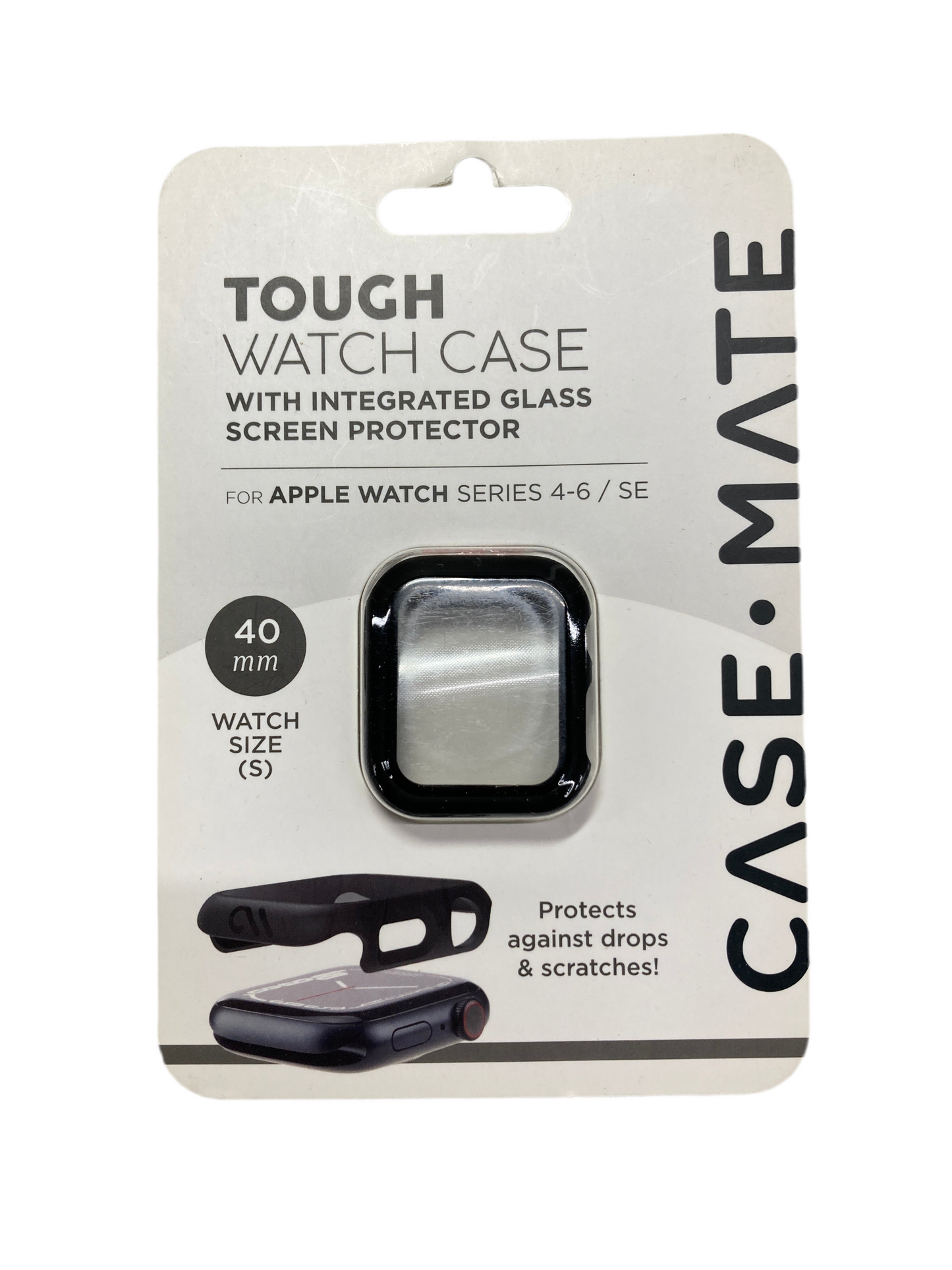 CaseMate- Touch Watch case with integrated glass screen protector for Apple Watch Series 4-6/SE and 7-8