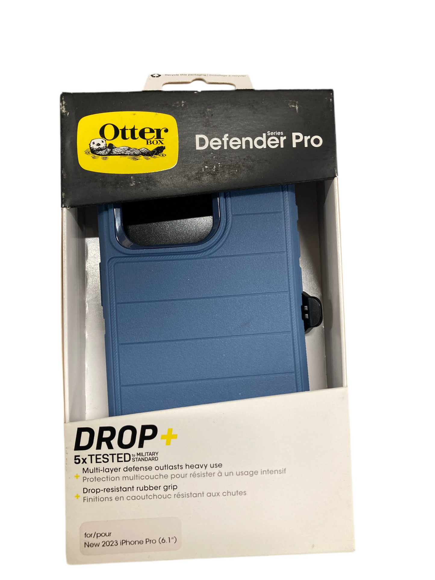 Otter - Defender Pro drop+ phone case for iphone 15 Pro Blue