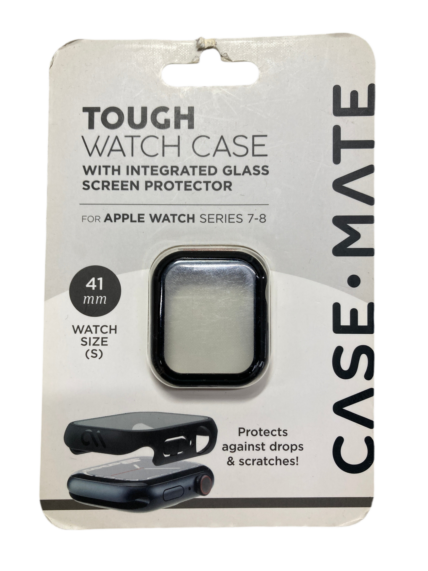 CaseMate- Touch Watch case with integrated glass screen protector for Apple Watch Series 4-6/SE and 7-8