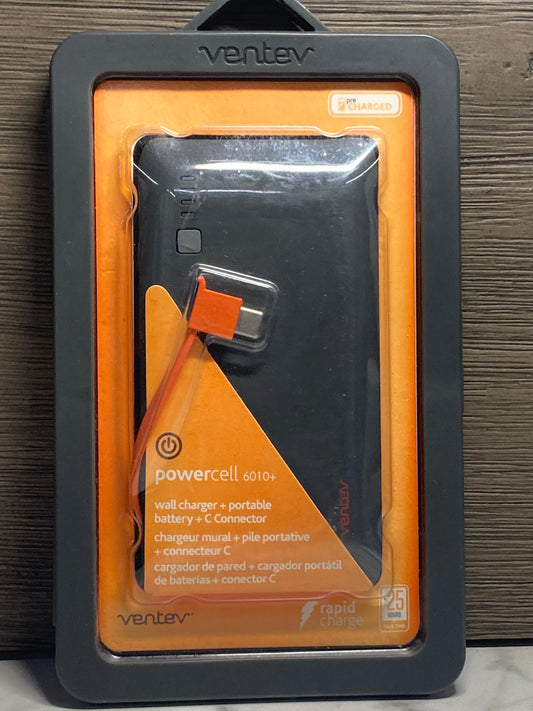 Ventev- Wall charger + Portable Charger + attached cable that supports USB-C