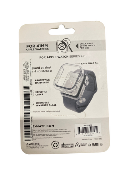 CaseMate - Tough Watch case with integrated glass screen protector for Apple Watch Series 4-6/SE