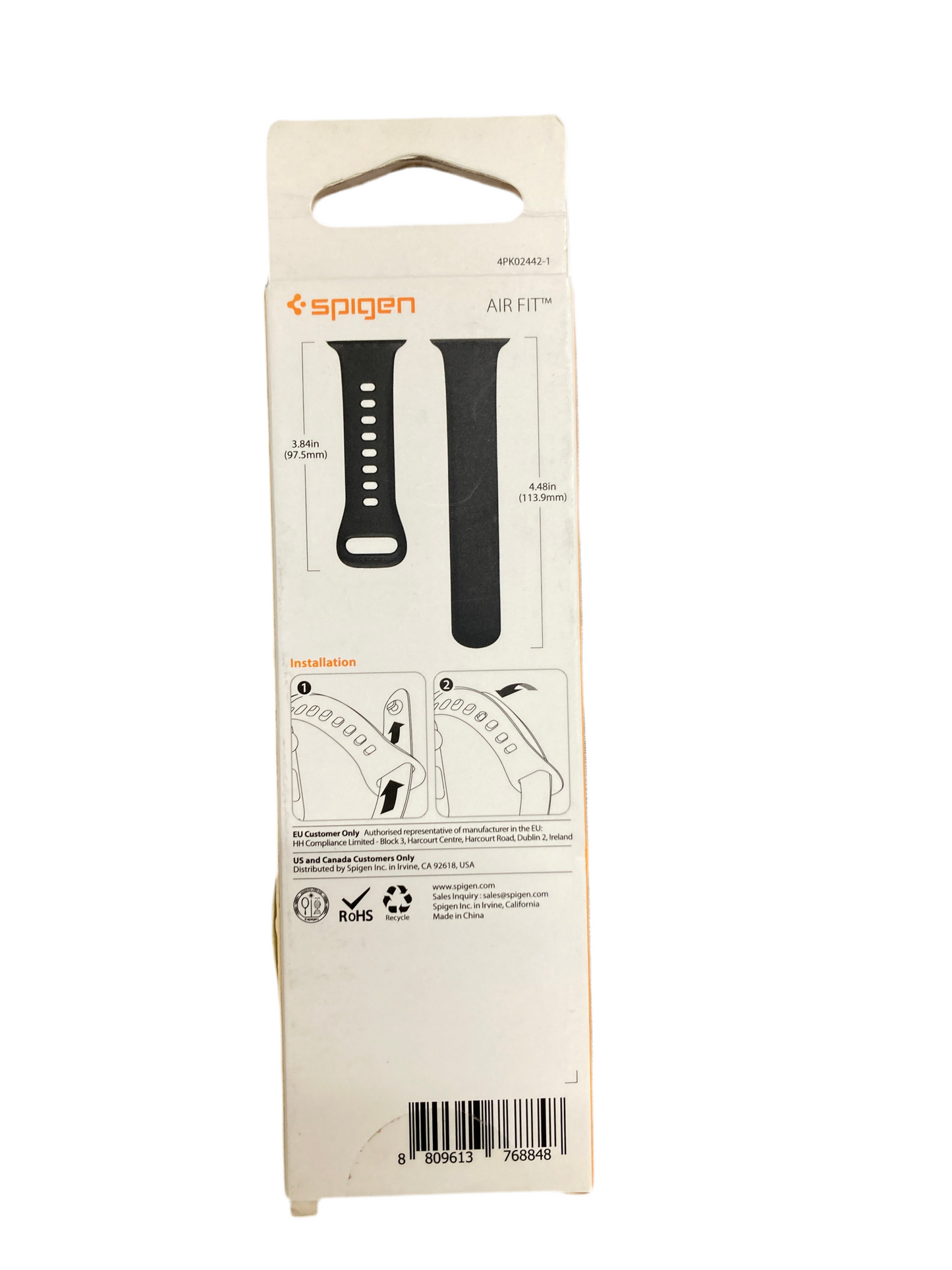 Spigen- Apple Watch AIR FIT silicone Band for series 4/4/2/1, 40/38mm