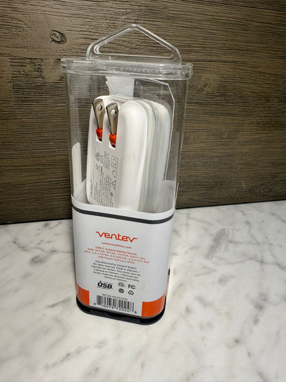 Ventev - 30W Fast Wall Charger - USB C (2 Pronged) - Gray/White