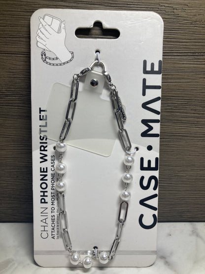 CaseMate- Chain phone Wristlet gold & silver