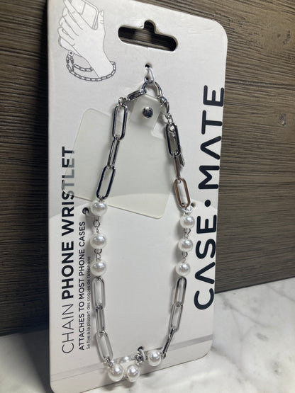 CaseMate- Chain phone Wristlet gold & silver