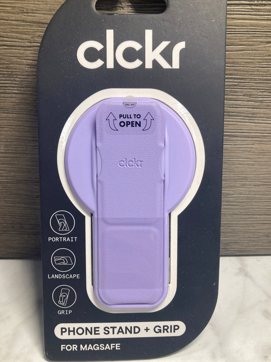 CLCKR Compact MagSafe Stand and
Grip- Purple