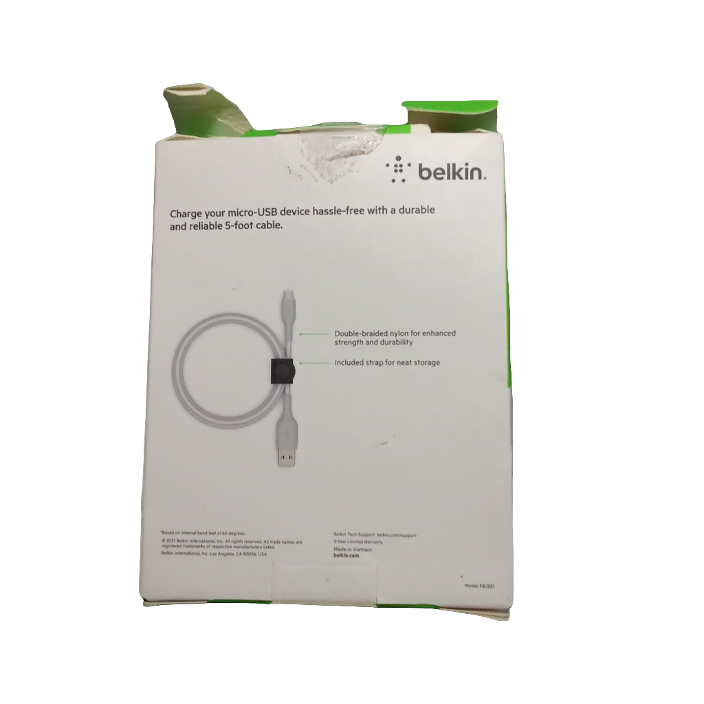 Belkin Boost Charge Micro-USB to USB-A Cable with Strap